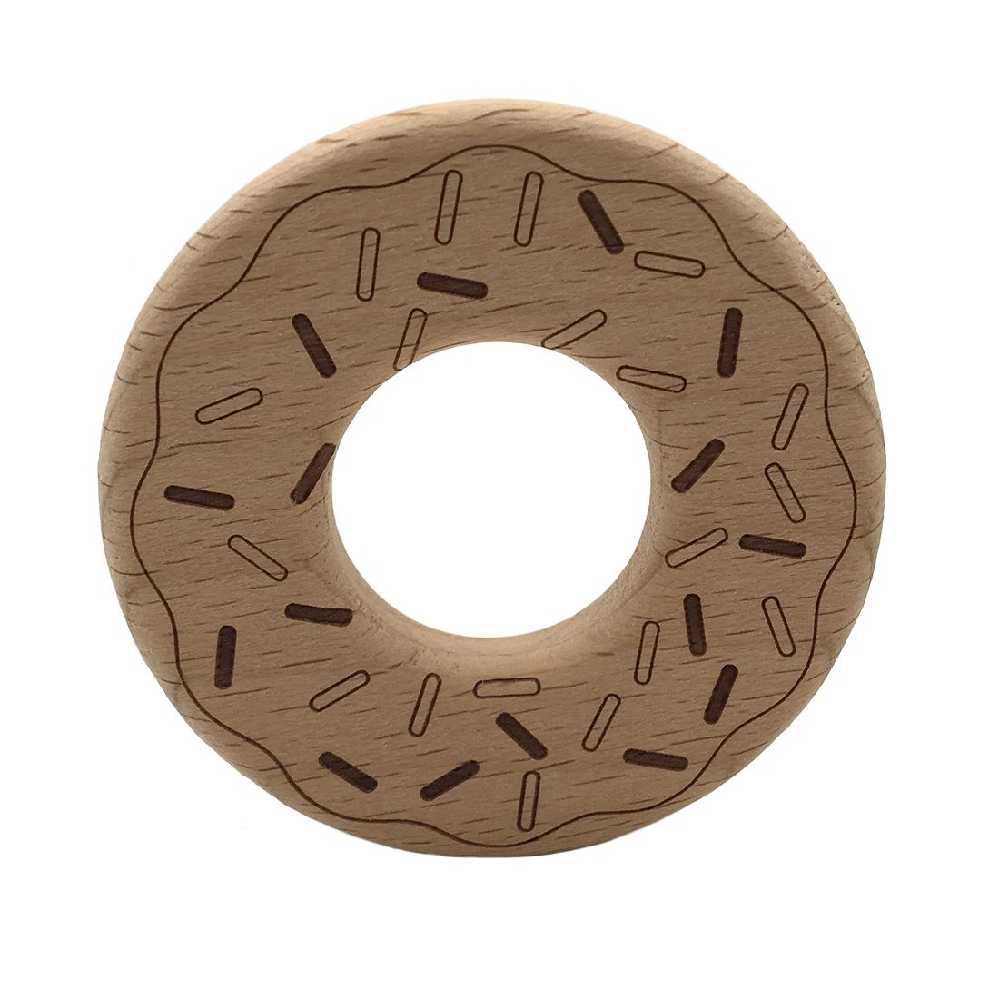 ABCPICK деревянные Буковые пончики DIY цепочка для пустышки аксессуары подвесок