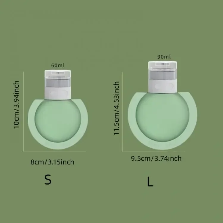 Прочный цветной раздельный флакон многоразовый контейнер для геля душа и