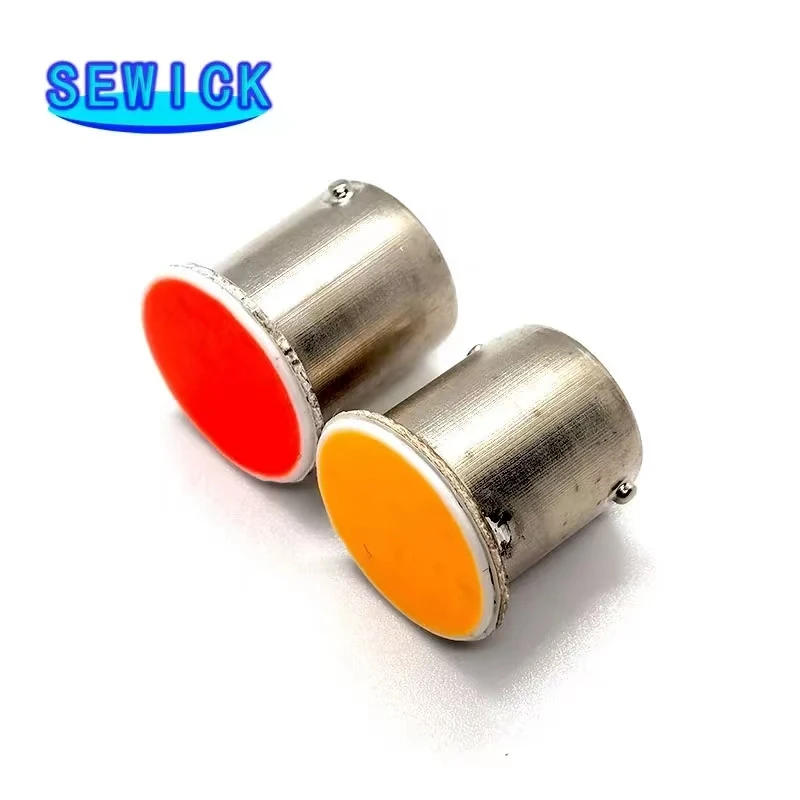 100 Упаковок P21W 1157 BAY15D 1156 Ba15S Светодиодный Автомобильный Сигнальный Фонарь COB Супер