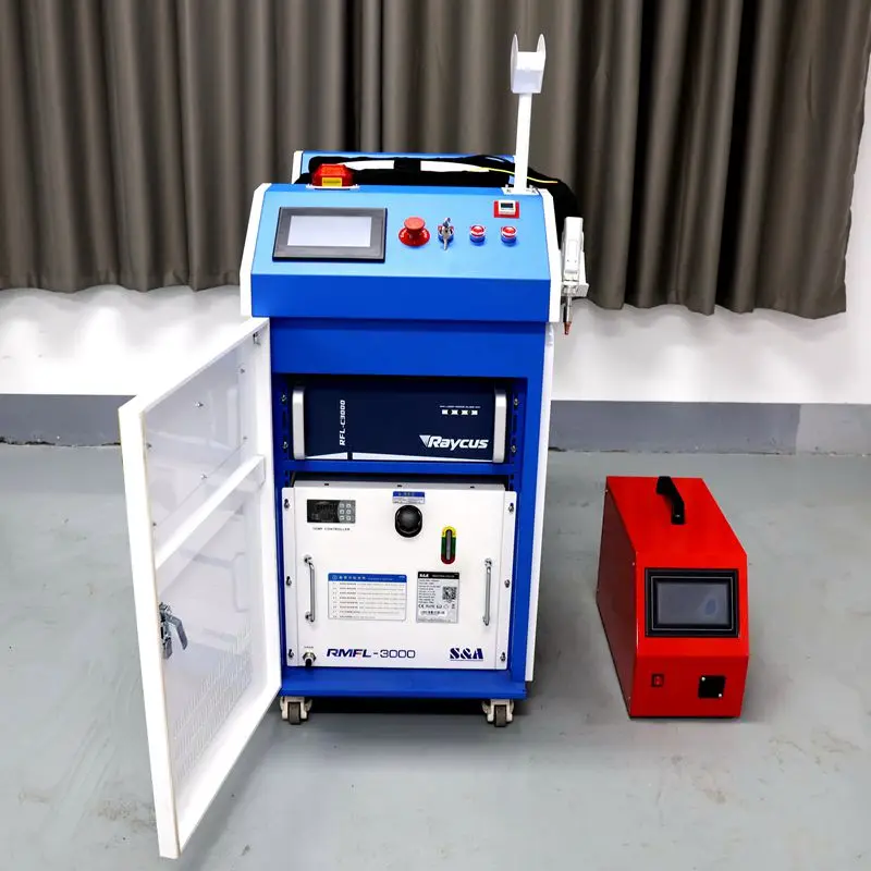 Razortek 4 в 1 волоконная лазерная резка очистка сварочная машина металл нержавеющая