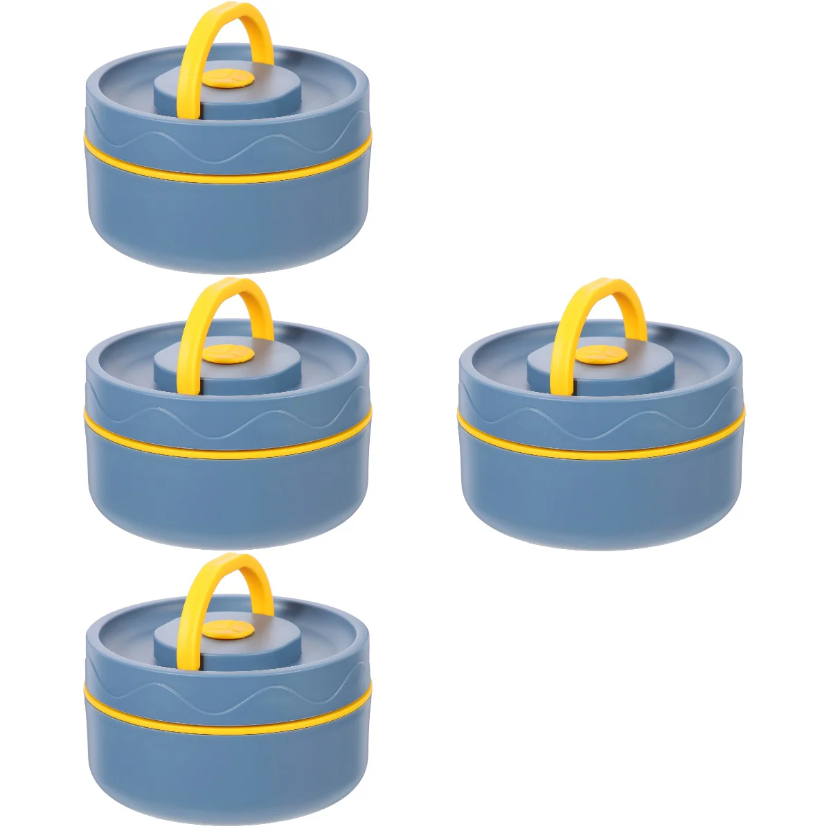 

4x Household Multi-function Daily Use Reusable Reusable Bento Box Bento Box Lunch for Office School Home