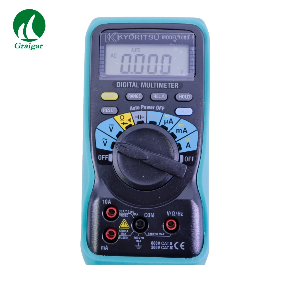 

100% Authentic Brand New KYORITSU 1009 Digital Multimeter,15B + Temperature Measurement
