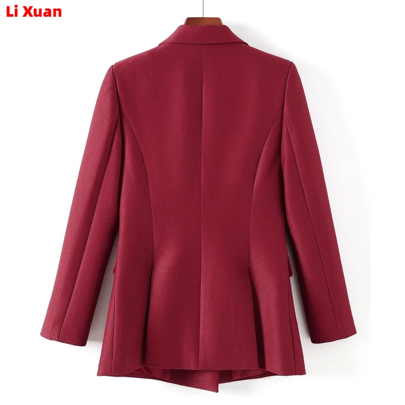 High Quality Autumn Winter Formal Ladies Blazer Women Business Suits with Sets Work Wear Office Uniform 4XL Size Pants Jacket