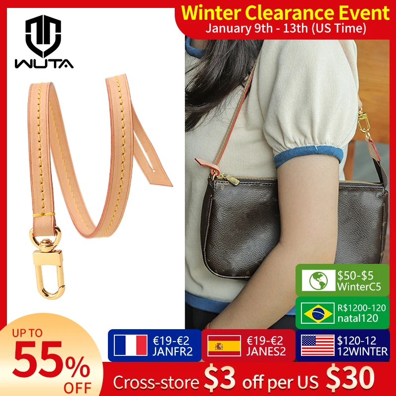 

WUTA съемная ручка сменная сумка на ремне сумка из натуральной кожи ремень высокое качество аксессуары для LouisVuitton