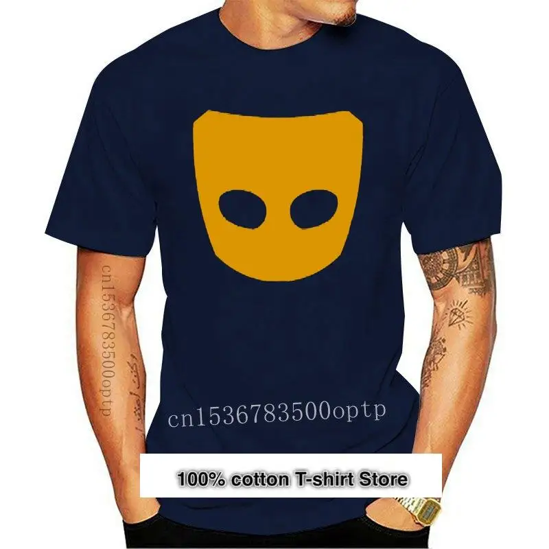 

Camiseta a la moda para hombre y mujer, camisa divertida с logotipo de Grindr, Enterprise, personalted