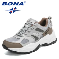 bona 2022 new designers popular spring autumn breathable zapatos men lightweight calzado de hombre comfortable casual sneakers