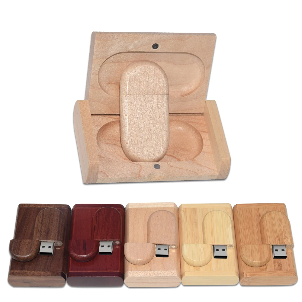 Wooden  USB Flash Drive 2.0 usb memory stick 4gb 8gb 16gb 32gb 64gb usb pen drive custom logo for weddig day gifts cle usb