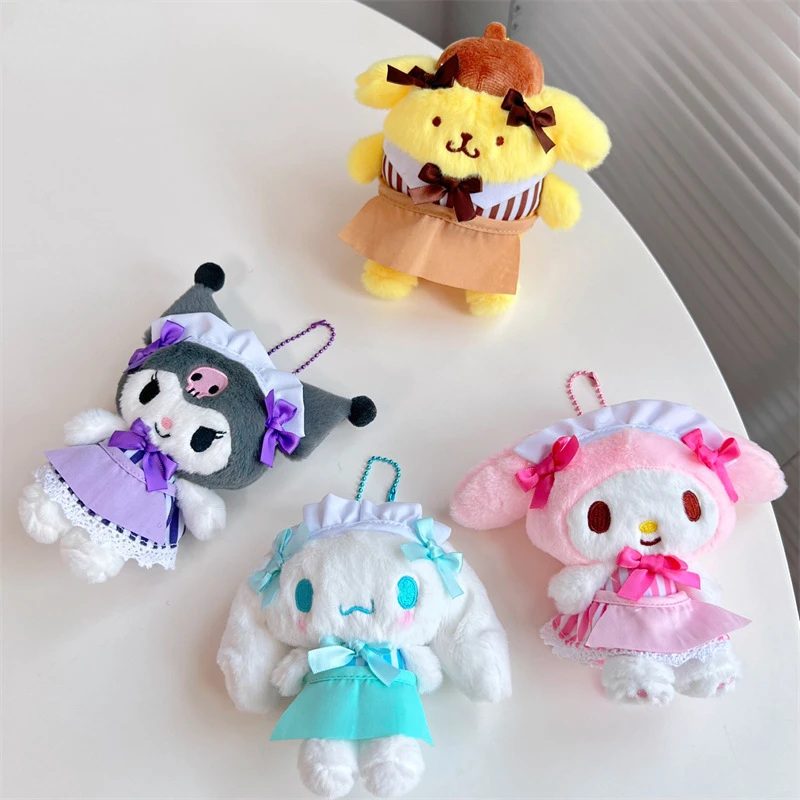 

Sanrio Anime Plush Doll Key Chain Pochacco Cinnamoroll Hello Kitty My Melody Kuromi Doll Toy Kawaii Girls Heart Birthday Gift