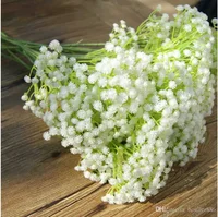 100Pcs/lot Gypsophila Silk Baby Breath Artificial Fake Silk Flowers Plant Home Wedding Party Home Decoration