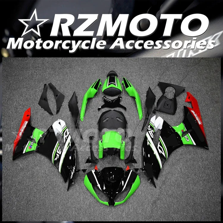 

Комплект обтекателей из АБС-пластика, 4 подарка, подходит для KAWASAKI ZX-6R ZX6R 636 2009 2010 2011 09 10 11 12, кузов красного и зеленого цвета на заказ