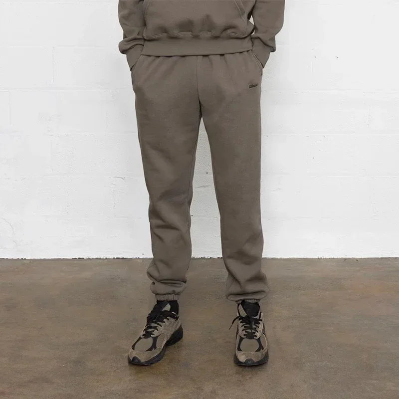Jjjjound Американские повседневные брюки однотонные свободные спортивные штаны