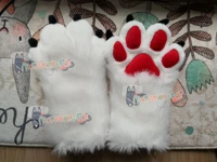 furry animal claw gloves animal accessories in stock large scale event acting and performance clothing