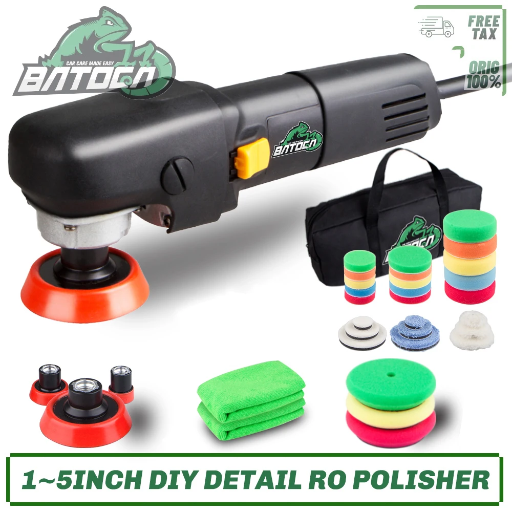 

BATOCA 600 Вт, 1-5 дюймов, флуоресцентная мини-полировальная машина для автомобиля «сделай сам» с удлинительной штангой, детализирующая маленька...