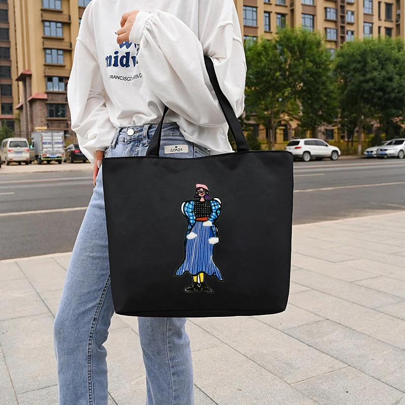 Нашивки с вышивкой для девочек тканевые мультяшными персонажами и блестками