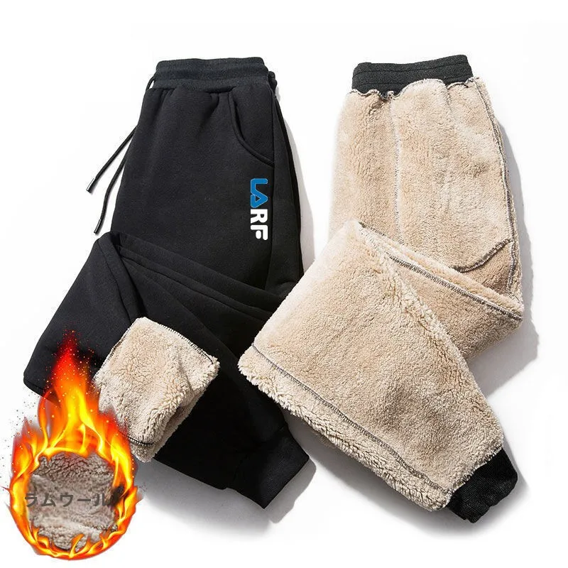 Берберский флис на флисовой подкладке. Свободные универсальные мужские брюки