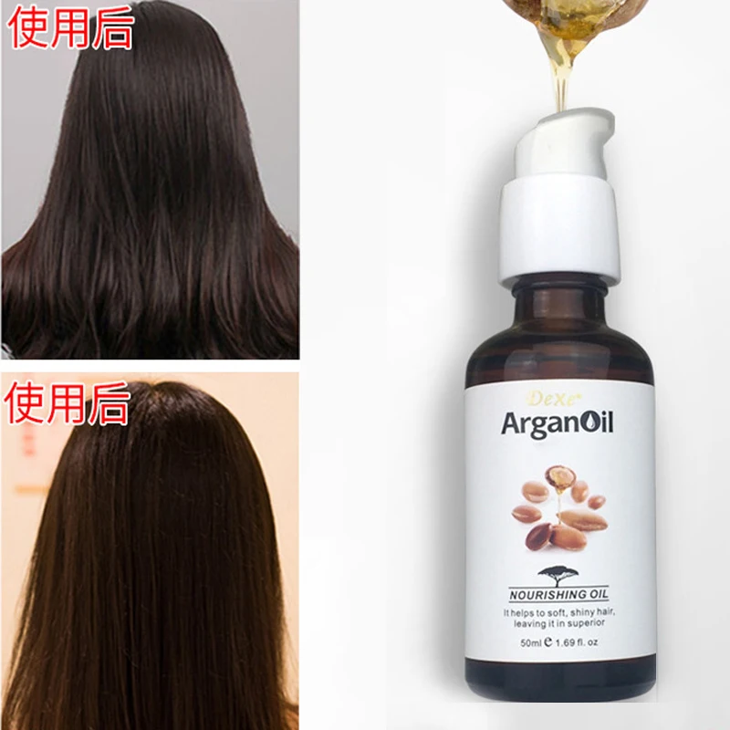 2pcs Moroccan Hair Care Essential Oil Repairs Rough and Damaged Hair Nutrient Solution Improves Dry Damaged Hair free shipping