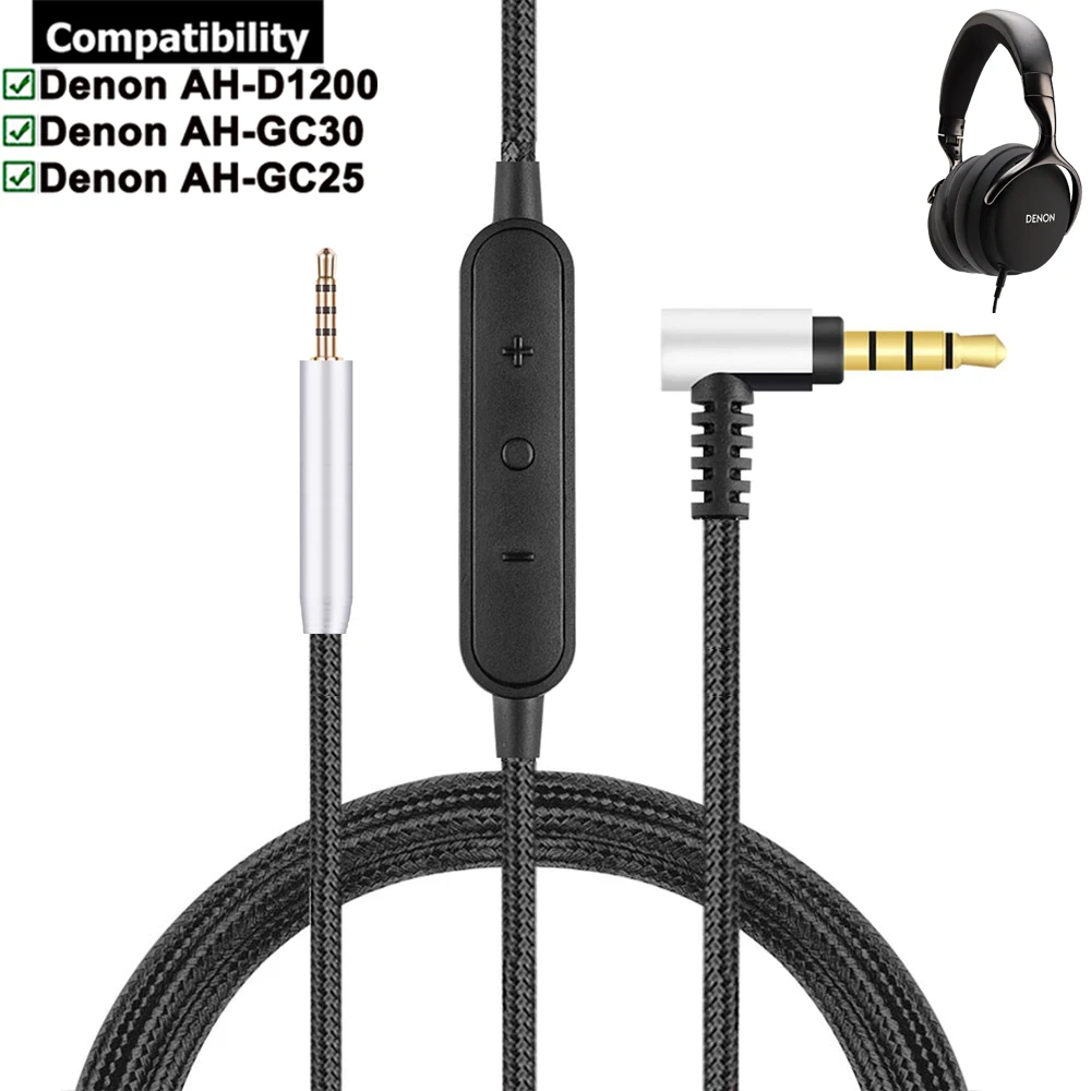 Запасной стерео аудио кабель OFC, удлинитель, музыкальный шнур, провод для наушников диаметром AH-D1200 AH dgc1200 25 GC30 Запасной стерео аудио кабель OFC, удлинитель, музыкальный шнур, провод для наушников диаметром AH-D1200 AH dgc1200 25 GC30