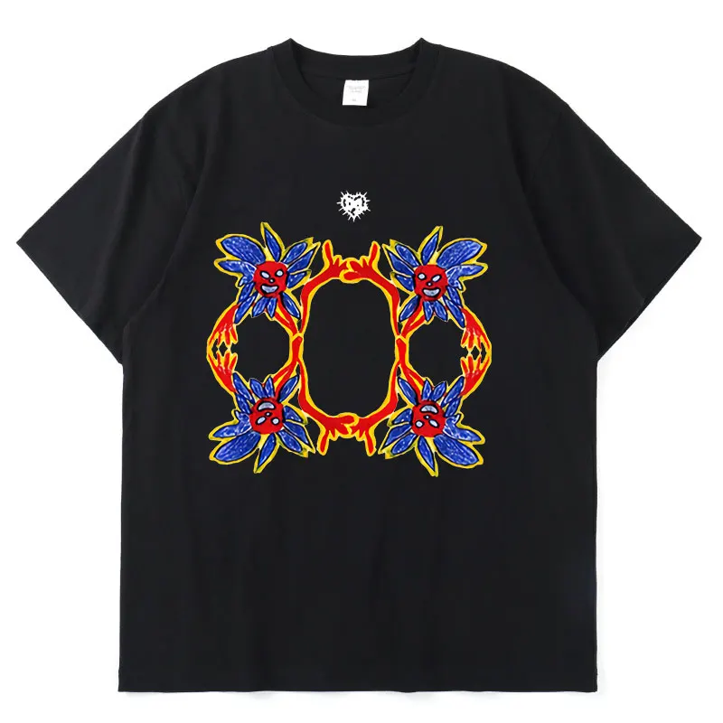 

Футболка мужская хлопковая с принтом, коротким рукавом и принтом альбома