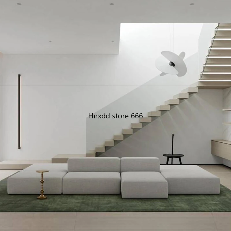 Минималистичный Средний остров двухсторонний квадратный диван для гостиной