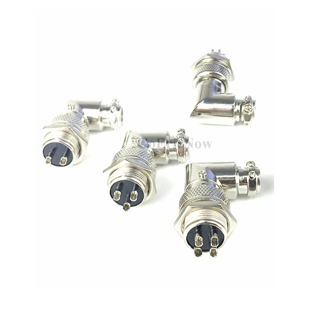 1 комплект GX16 90 градусов прямоугольный разъем XLR 16 мм колено 2 3 4 5 6 7 8 9 10 контактов