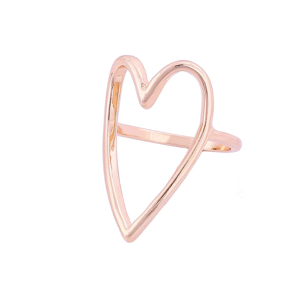 Creative Fashion Opening Adjustable Love Ring For Women Personality Temperament Ladies Wedding Site Ring Jewelry Wholesale