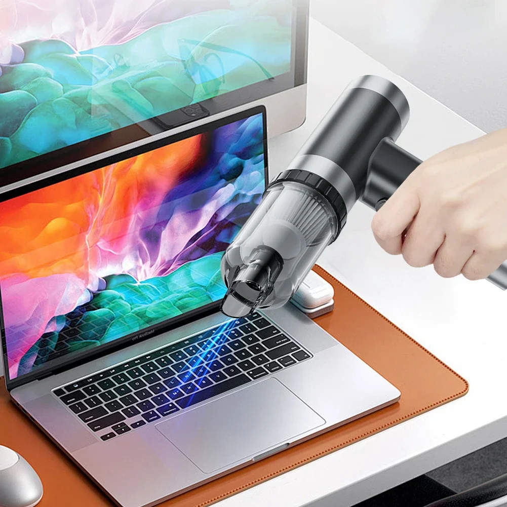 Беспроводной ручной очиститель 2 в 1 12000 па Мощное всасывание