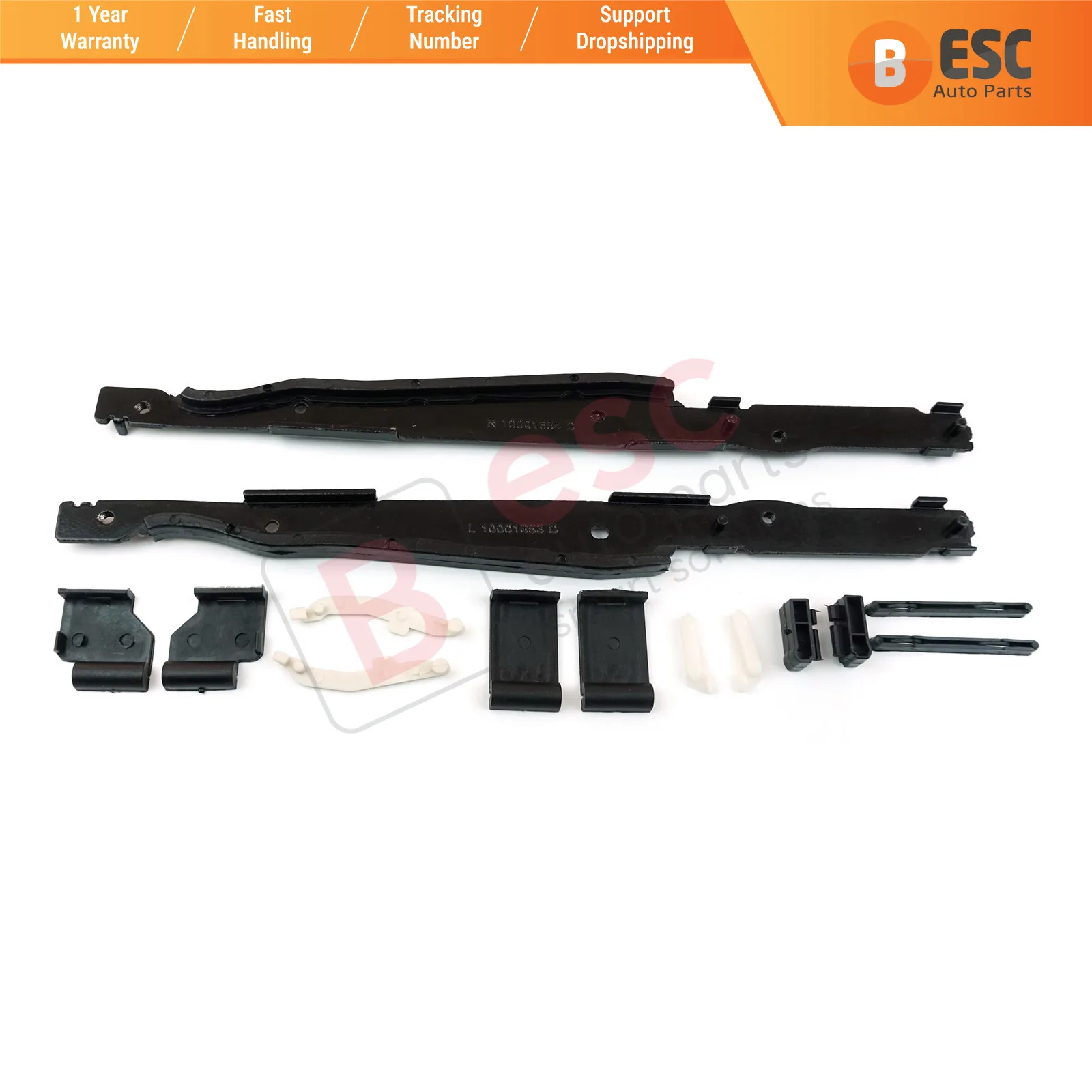 Автомобильные запчасти ESC ESR529 + ESR530 12 шт. комплект для ремонта люка BMW X5 E53 и X3 E83