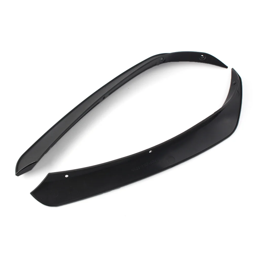 Глянцевый черный автомобильный передний бампер боковая накладка на