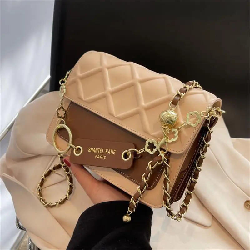 

This year's popular bag women's 2023 spring/summer bag high-end sense ins style cross-body bag niche chain small square bag
