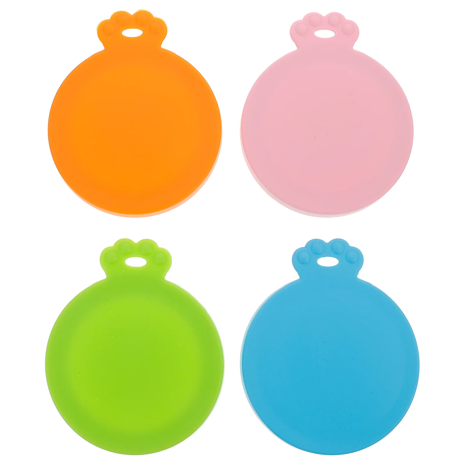 

4pcs Food Can Lids Universal Silicone Sealing Can Lids Covers for Pet Food