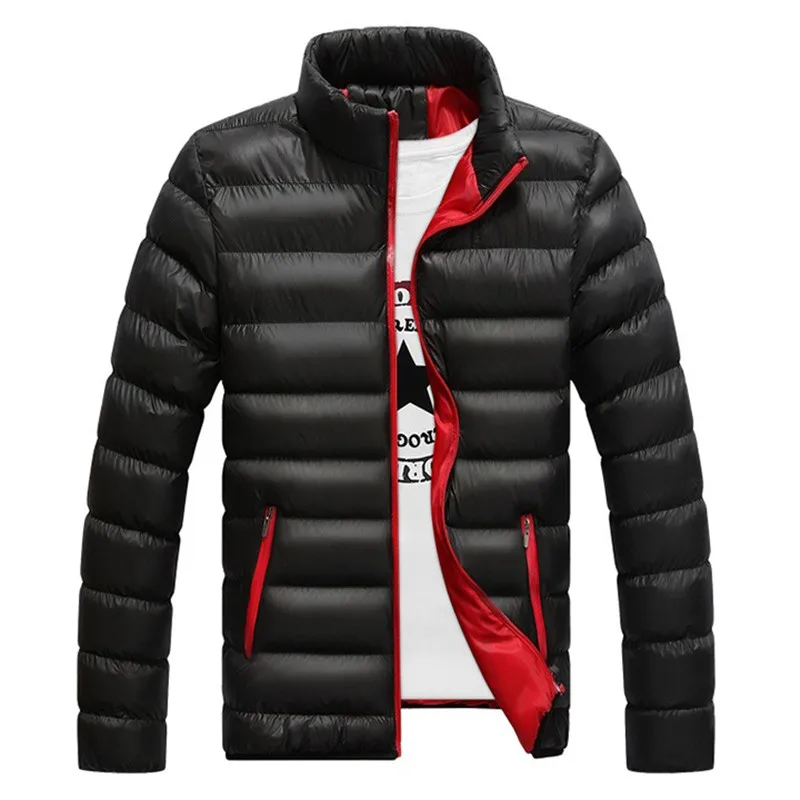 

2022 New Men's and Women's Stand Collar Winter Jacket, Cotton Coat, Thick Warm Parka Fashion Streetwear, 4XL