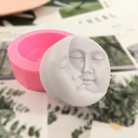 human face kiss shape fondant cake silicone mold chocolate candy molds ice cream cookies pastry mould diy decoration baking tool
