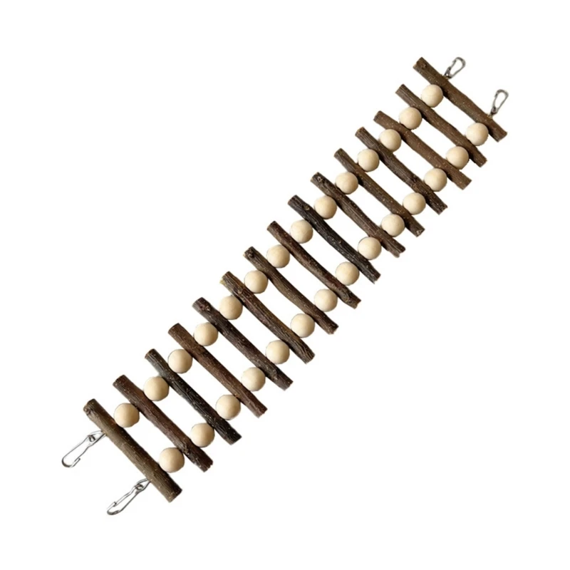 

Portable Pet Parrot Training Stand Perch Parrots Bird Swing Toy Ladder Bird Cage Perch Swing Toy with Hook Can Hangings