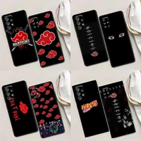 anime naruto logo phone case for samsung a01 a02 a03s a11 a12 a21s a32 a41 a72 a52s 5g a91 a91s case soft silicone