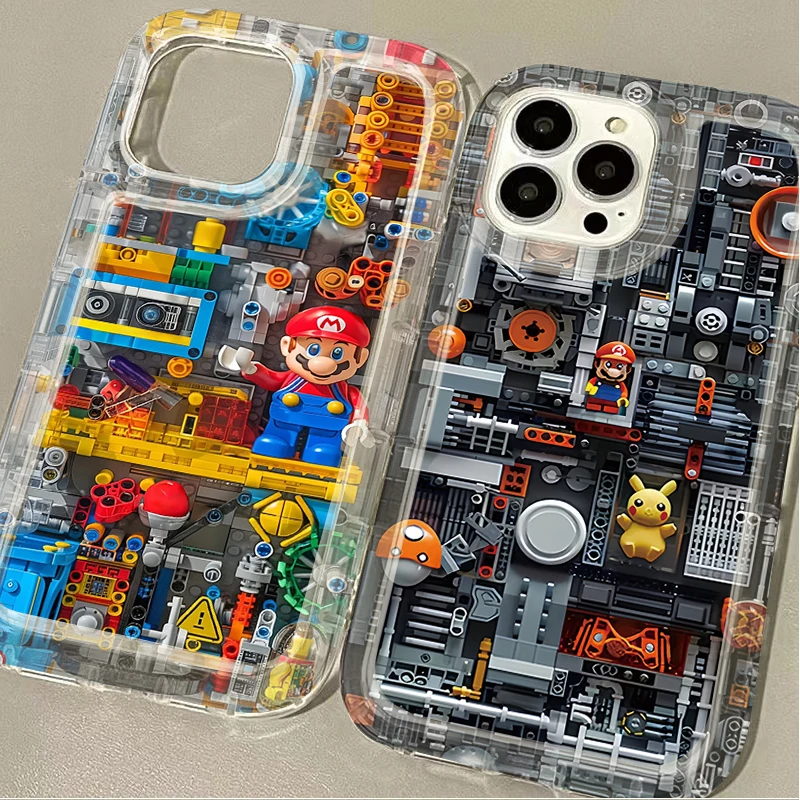 Building Game M-Marios Case for Samsung Galaxy A15 A55 A05 A05S A14 A24 A13 A23 A73 A12 A22 A32 A52 A52S A72 A31 A51 A71 Capa