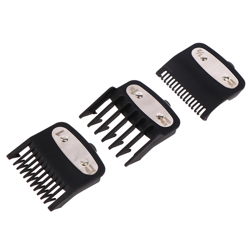 

2/3pcs Professional Cutting Guide Comb Hair Clipper Limit Comb with Metal Clip Barber Accessories Hair Tools Barber Tools