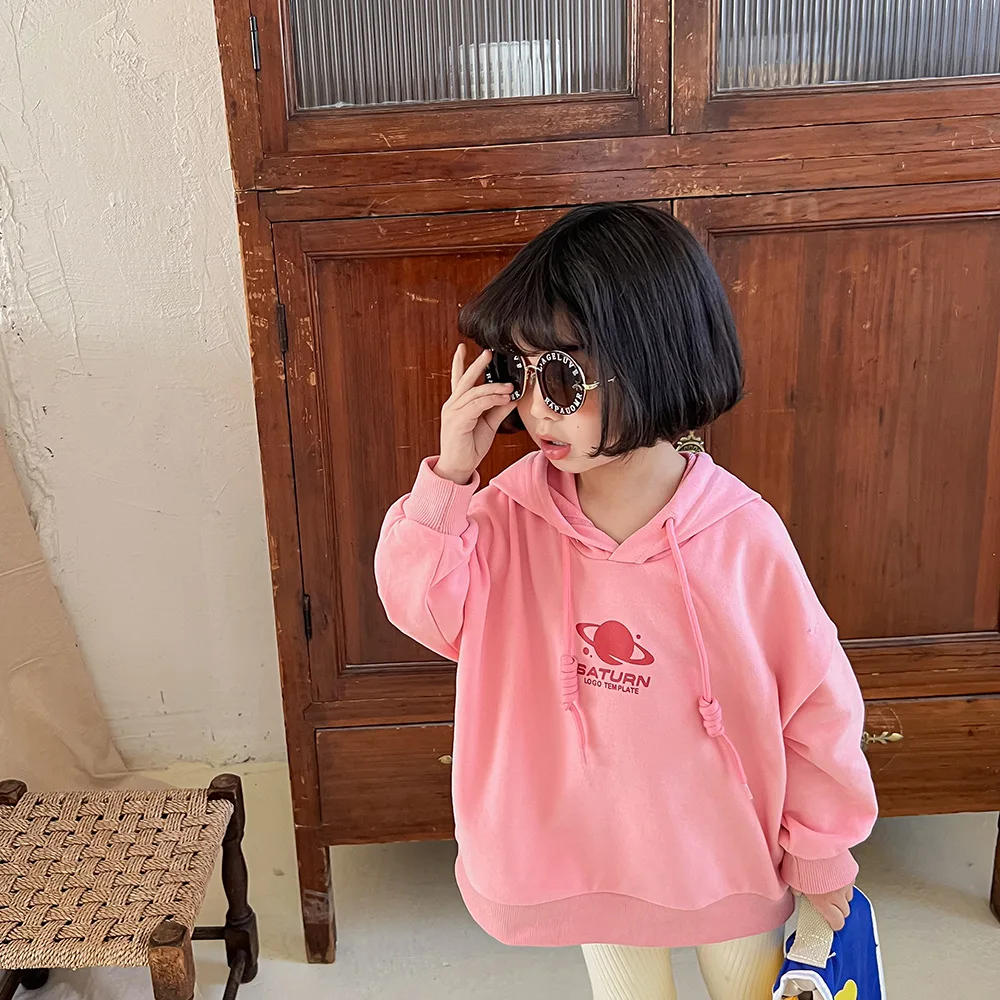 

Новинка 2022 года; Детские толстовки; Сезон весна-осень; Модные толстовки для малышей с принтом; Одежда для маленьких девочек; Толстовки с капю...