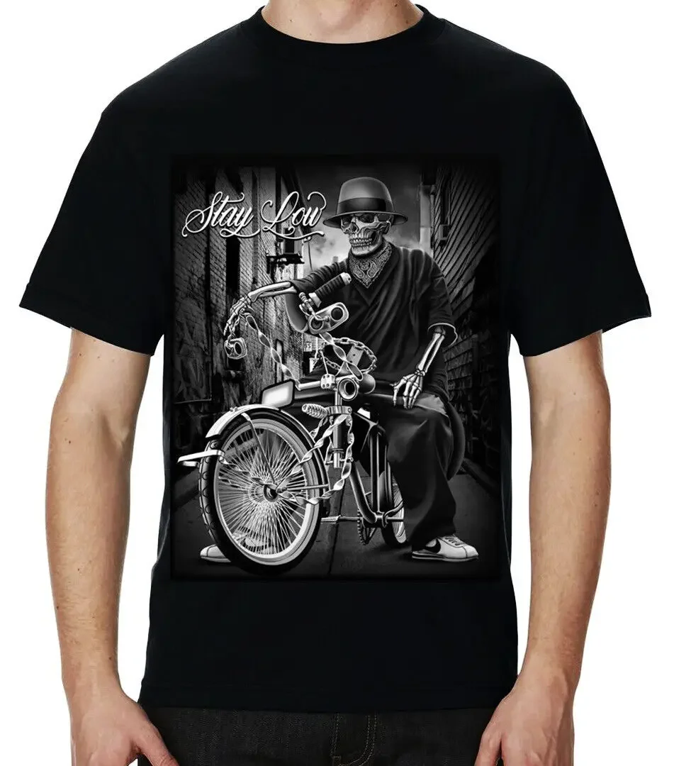 Велосипедная рубашка Stay Low Lowrider. Рубашка Одежда Chicano