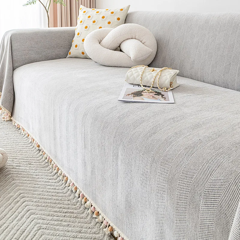

Solid Color Sofa Cover Blankets Chenille Sofa Cover for Living Room Modern Couch Protector Covers Soft Thicken Sofa Towel Decor