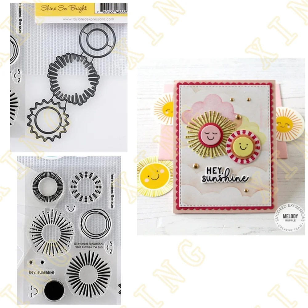 

Metal Cutting Dies Clear Stamps Scrapbooking New Make Photo Album Card DIY Paper Embossing Craft Supplies 2023 Hey Sunshinel