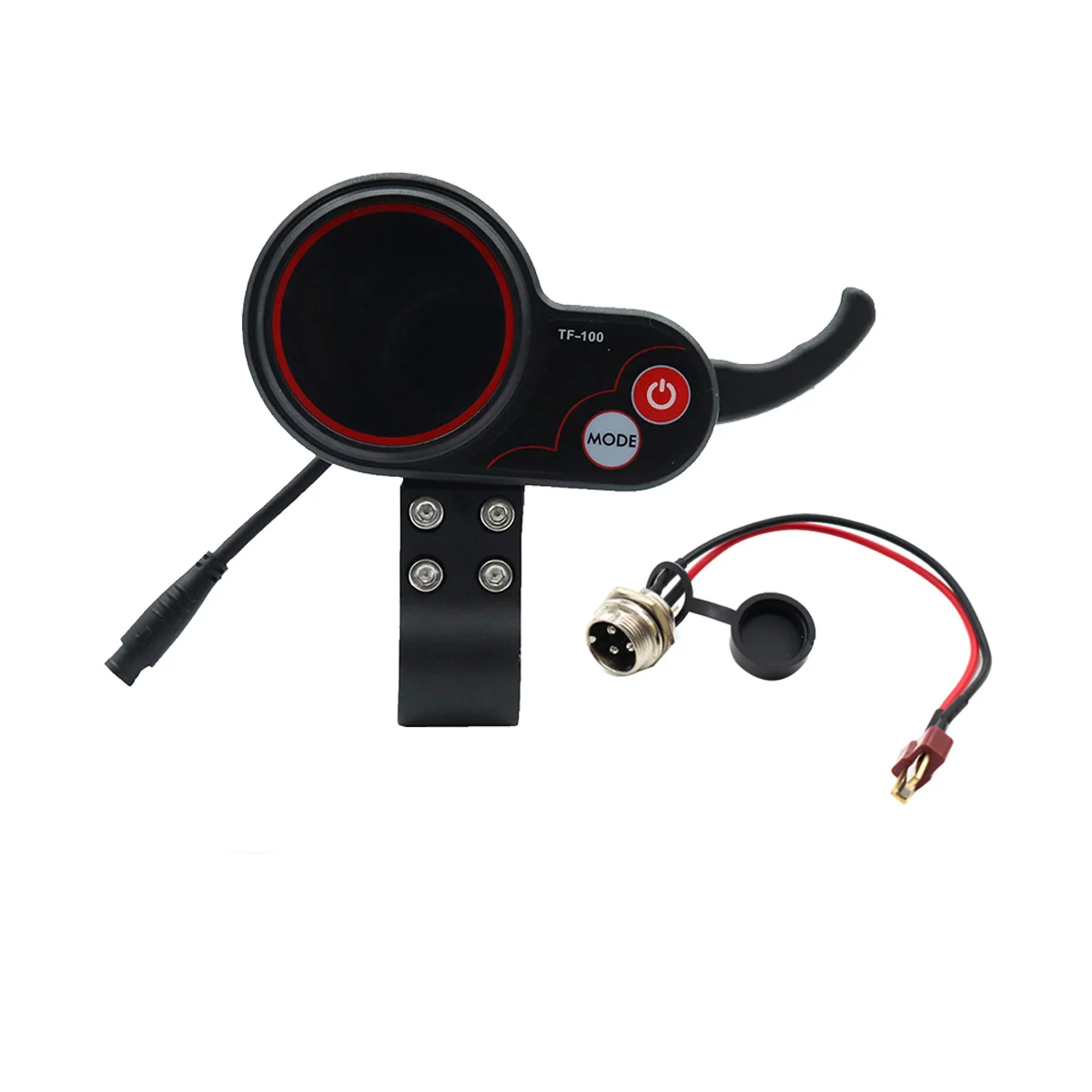 

TF-100 Display Dashboard+T-Type Cable Scooter 5Pin Skateboard Speedometer for Kugoo M4 Electric Scooter Parts