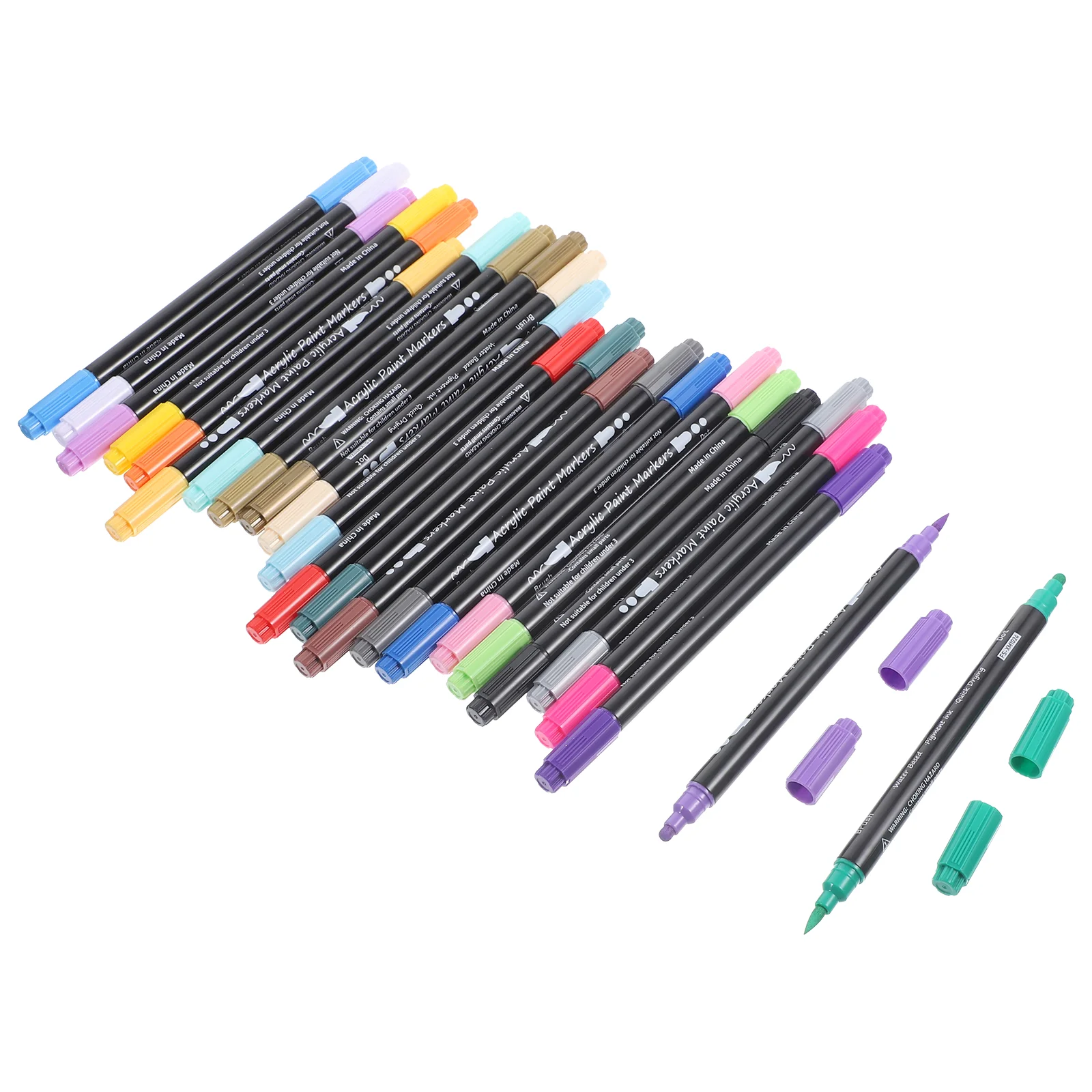 

1 Set of Pens Acrylic Maker For Painting Stone Ceramic Pen for Glass Wood Canvas