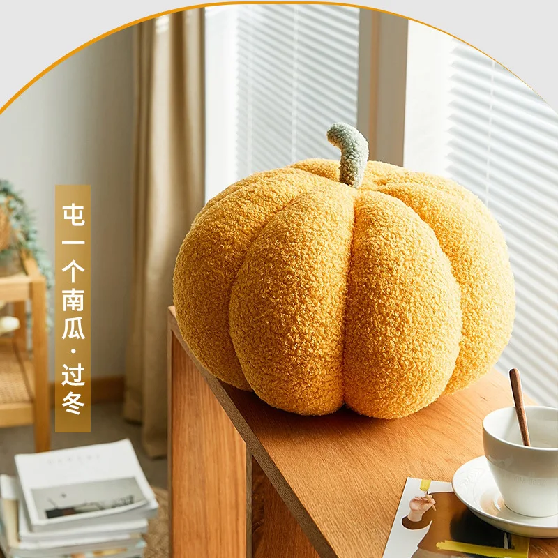 

New Soft Pumpkin Pillow Pumpkin Plush Toy Sofa Creative Cushion Bedroom Decoration Children Birthday Gift Baby Comfort Pillow