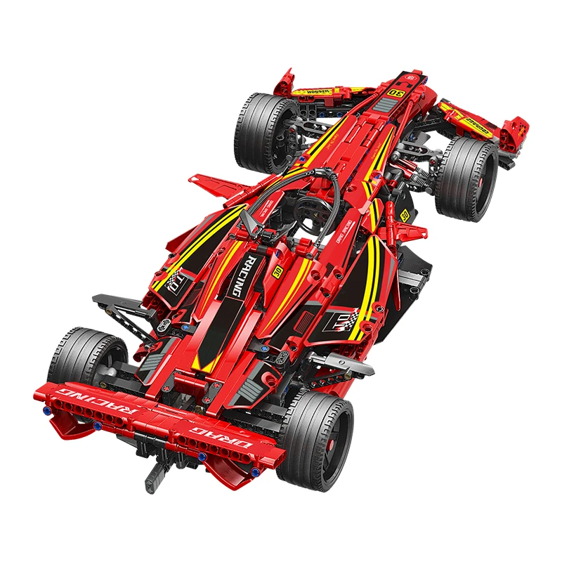 

F1 гоночная формула автомобиля блоки радиоуправляемые автомобили Супер Скоростной суперкар строительные блоки модели подарки для детей ма...