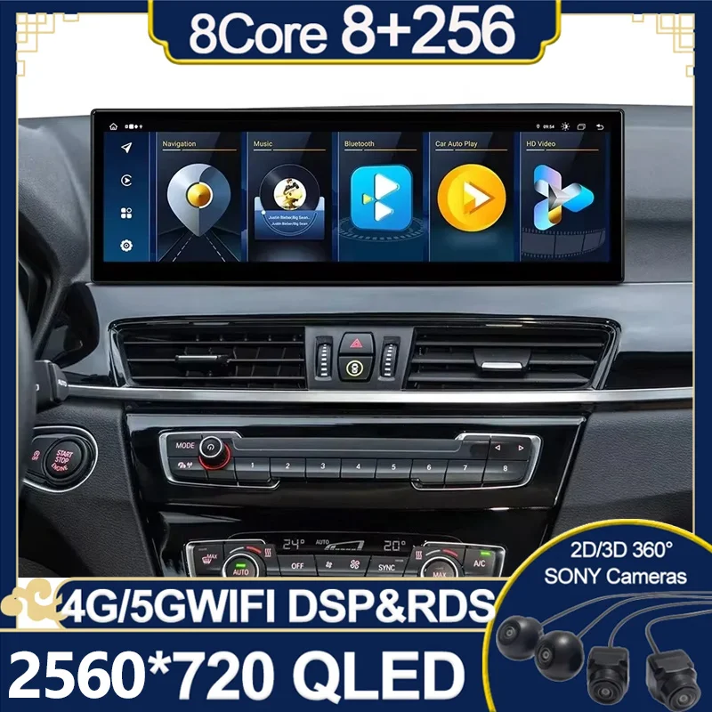 Мультимедийный проигрыватель для BMW X1 F48 X2 F49 NBT EVO 2016-2019 256 ГГц 14 9 дюйма