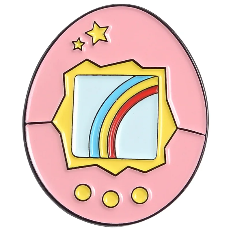 

Girly Pink Cute Cartoon Console Controller Fashionable Creative Cartoon Brooch Lovely Enamel Badge Clothing Accessories