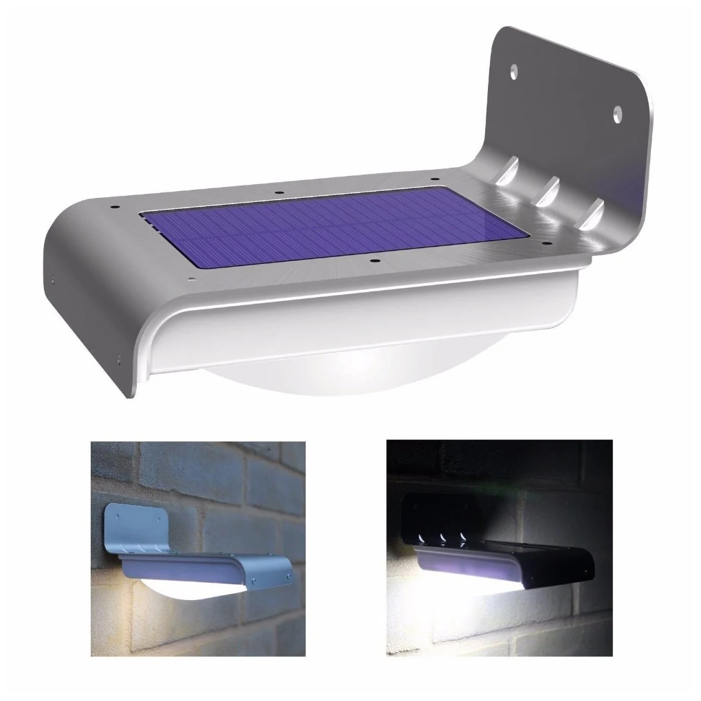 

16 LED Solar Sensor Wall Lamp Garden Light-operated Light Sunlight Absorption