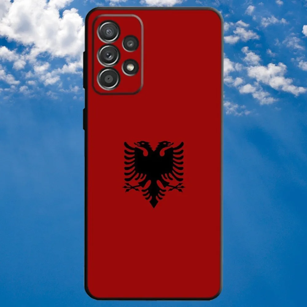 Чехол для телефона с флагом Албании и альбомана Samsung S21 S22 Ultra S20 S30 plus S23 ultra 5G мягкий