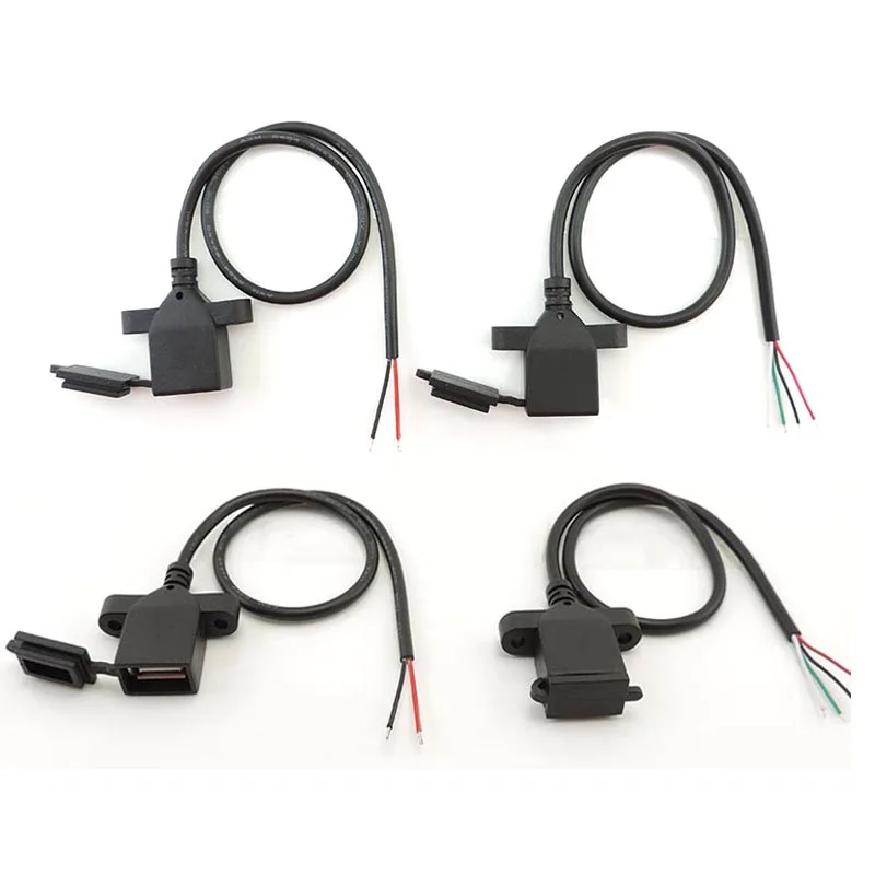 

Пыленепроницаемый USB-разъем, 30 см, 2 контакта, 4 контакта