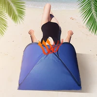 outdoor automatic tent eye mask windproof moisturizing air condition baffle sunshade cover portable folding beach headrest tent